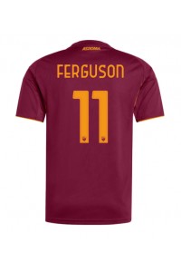 AS Roma Evan Ferguson #11 Jalkapallovaatteet Kotipaita 2025-26 Lyhythihainen